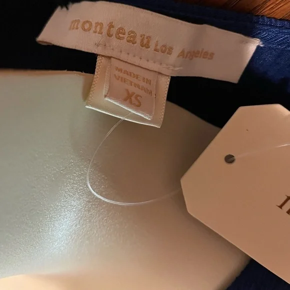 Royal Blue O-Ring Cutout Dress by Monteau - Picture 2 of 10